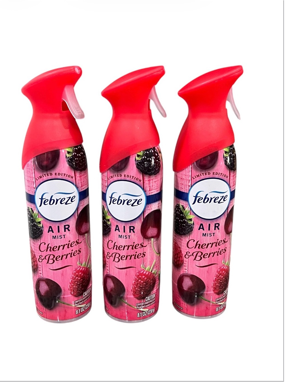 Febreze holiday Cherries & Berries Air Mist – Pink and Red Accents LIMITED EDIT